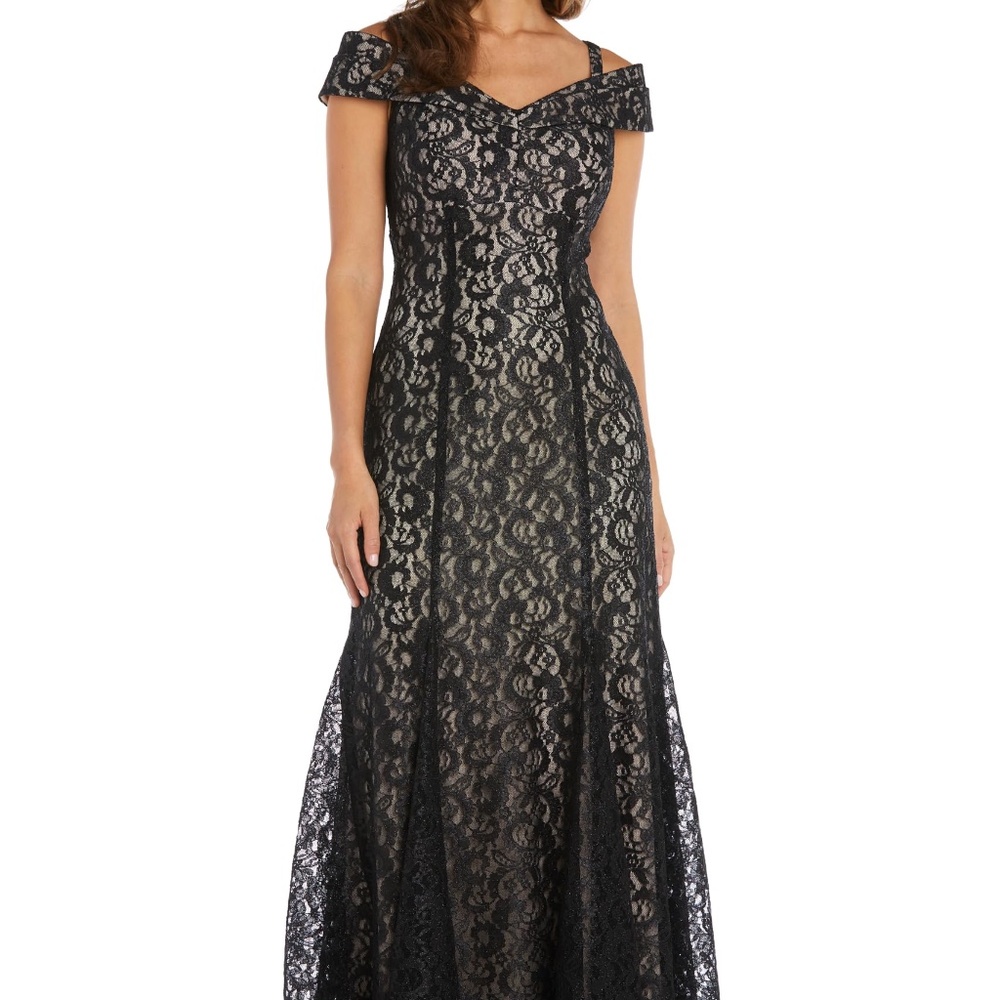 R&M Richards Women's Mermaid Silhouette Dress